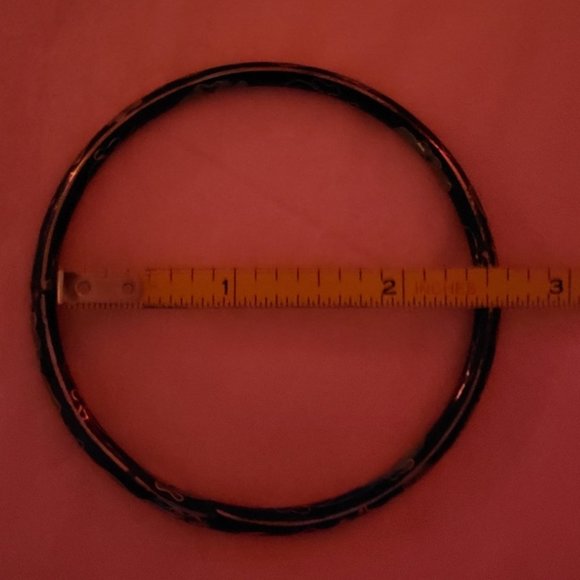 Set of 4 Vintage Cloisonne Stackable Bangles - Picture 3 of 3